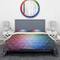 Designart 'Rainbow Triangular Geometry ' Modern & Contemporary Bedding Set - Duvet Cover & Shams
